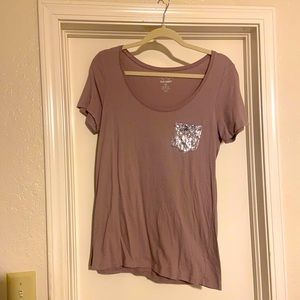 Beige shirt with sequin pocket old navy